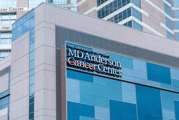 University of Texas MD Anderson Cancer Center at Texas Medical Center in Houston, Texas